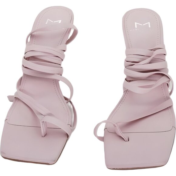 Marc Fisher Dominic Ankle Strap Sandal Medium Pink Size 6.5 - Picture 5 of 6